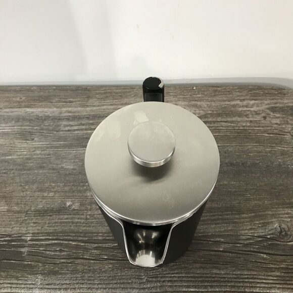 Veken French Press Coffee & Tea Maker, 304 Stainless Steel Black - Picture 10 of 13